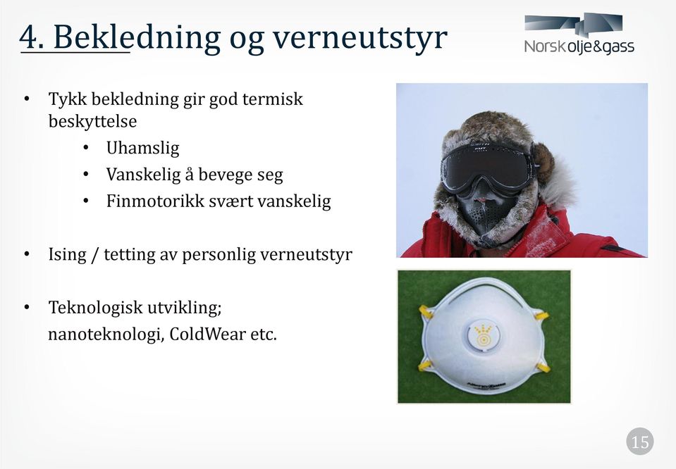 Finmotorikk svært vanskelig Ising / tetting av personlig