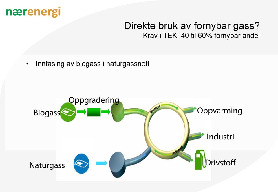 Innfasing av biogass i naturgassnett