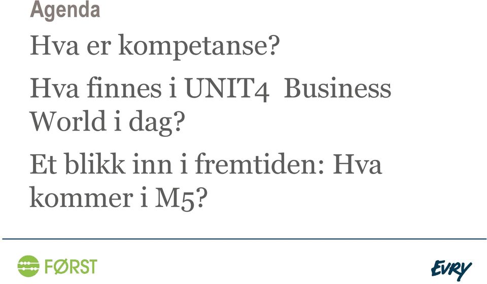 World i dag?