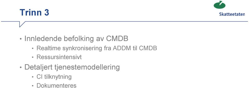 CMDB Ressursintensivt Detaljert