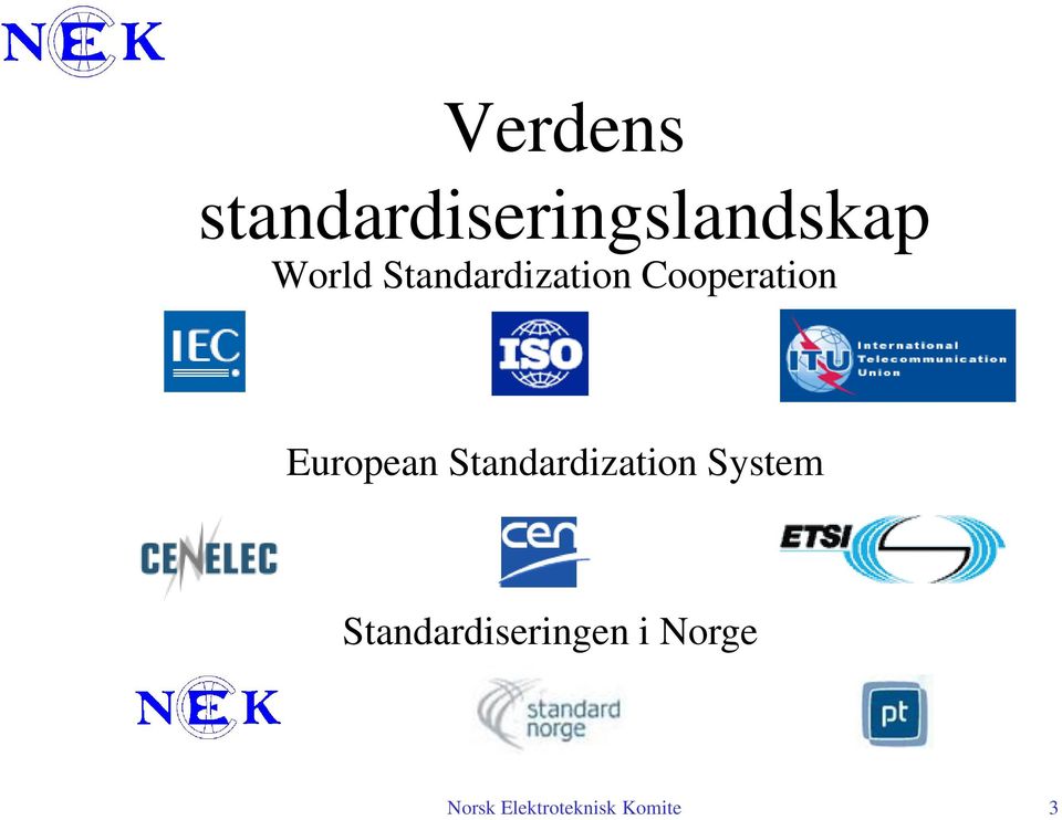 Standardization System