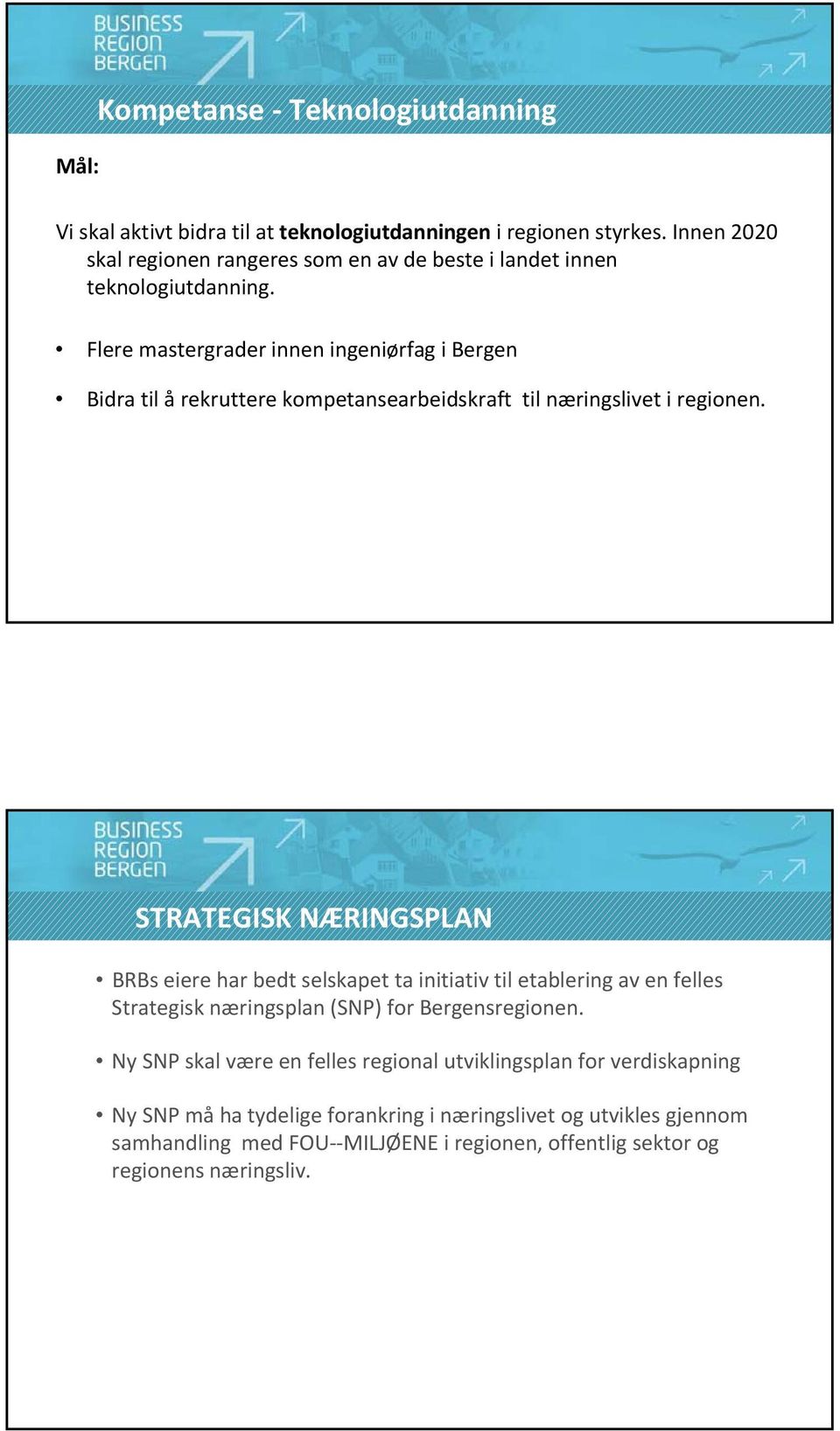 Flere mastergrader innen ingeniørfag i Bergen Bidra til å rekruttere kompetansearbeidskraft til næringslivet i regionen.