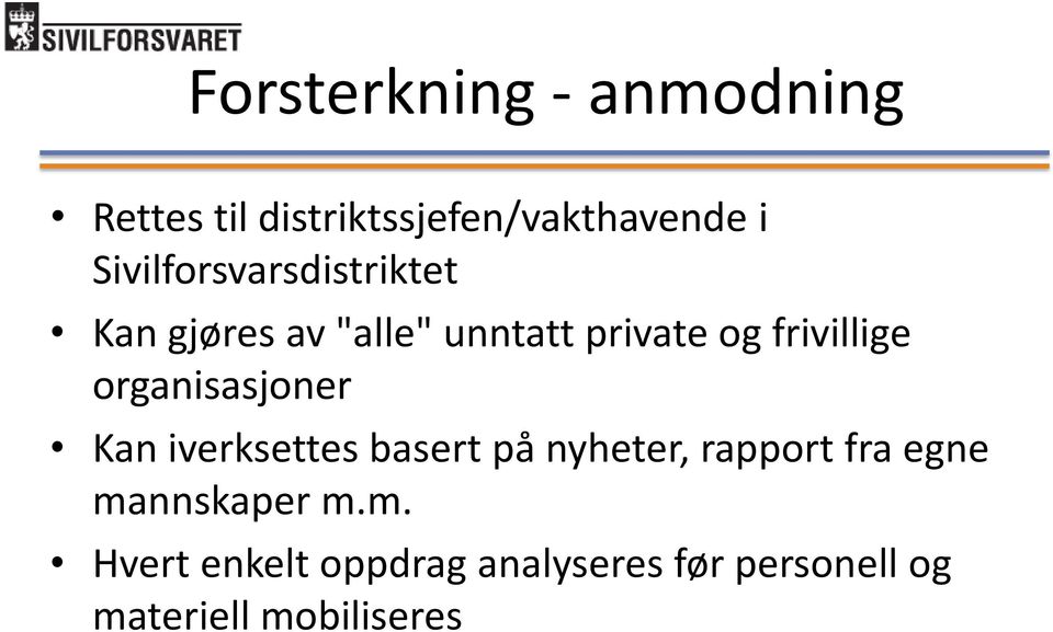 frivillige organisasjoner Kan iverksettes basert på nyheter, rapport fra