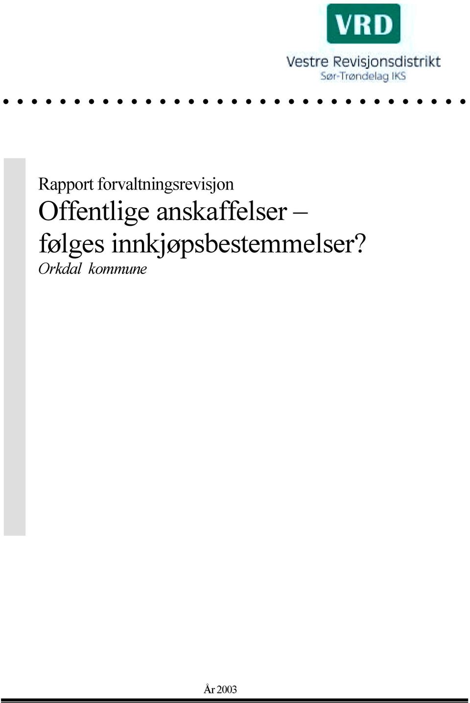 Offentlige anskaffelser