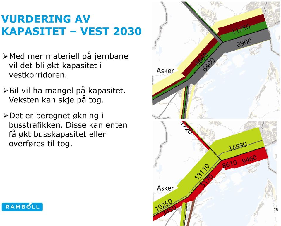 Bil vil ha mangel på kapasitet. Veksten kan skje på tog.