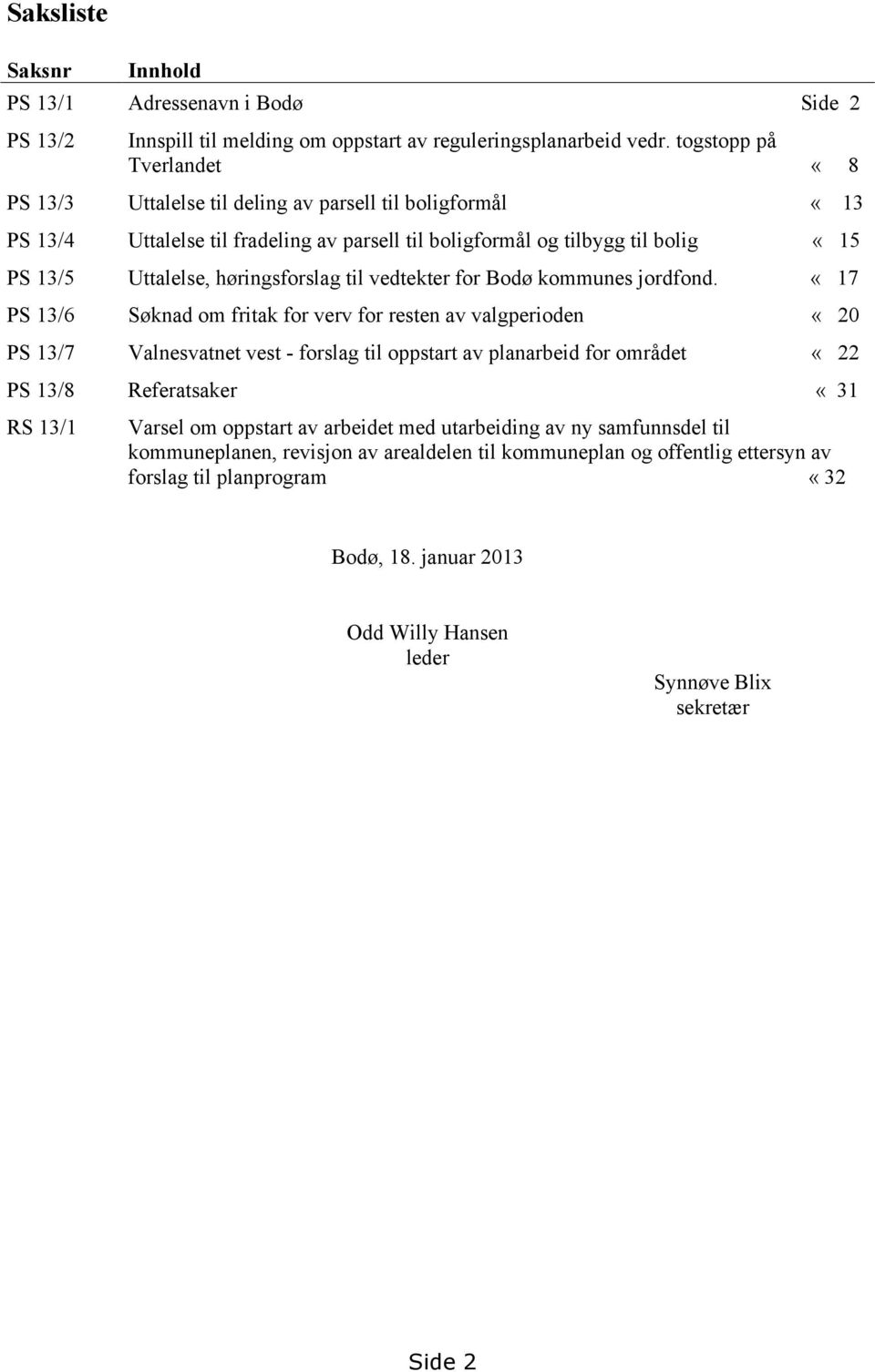 høringsforslag til vedtekter for Bodø kommunes jordfond.