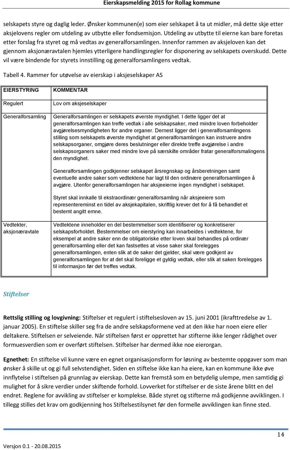 Innenfor rammen av aksjeloven kan det gjennom aksjonæravtalen hjemles ytterligere handlingsregler for disponering av selskapets overskudd.