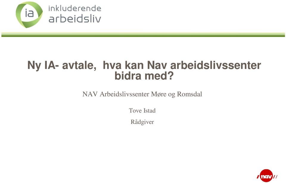 NAV Arbeidslivssenter Møre