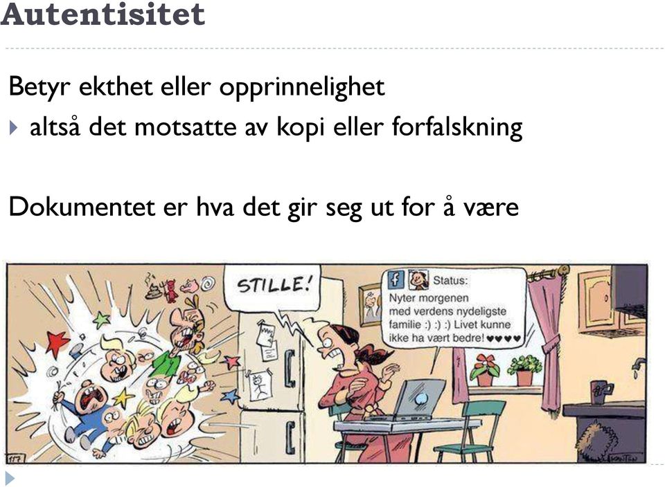 av kopi eller forfalskning