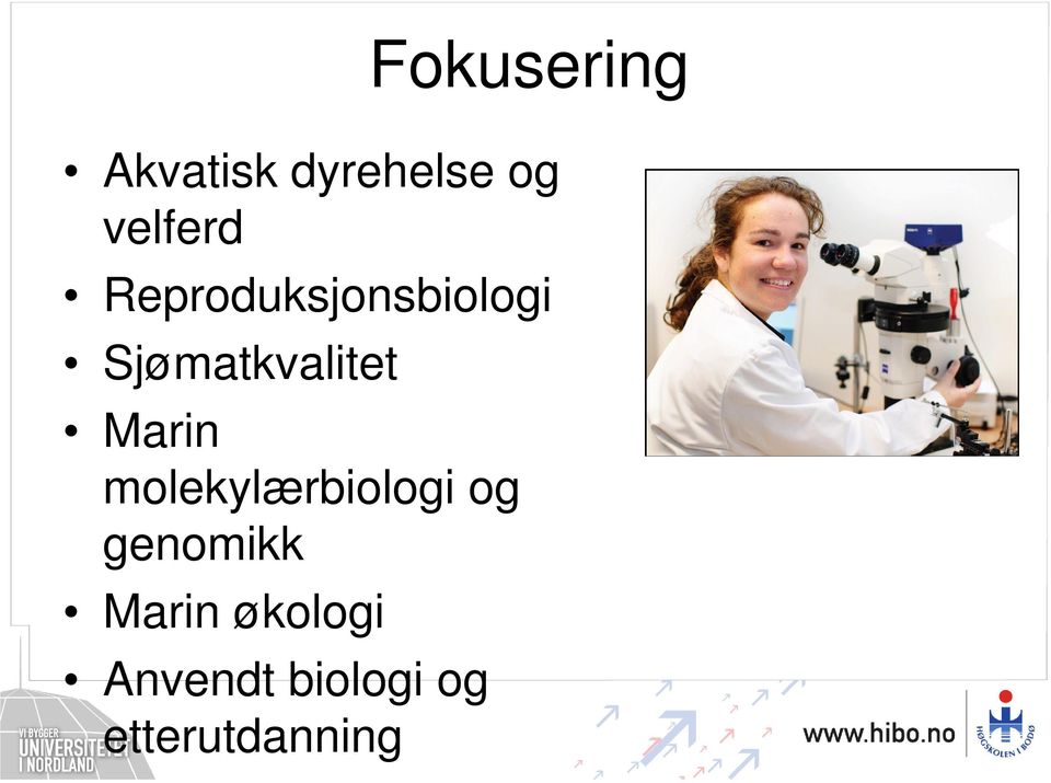 Sjømatkvalitet Marin molekylærbiologi