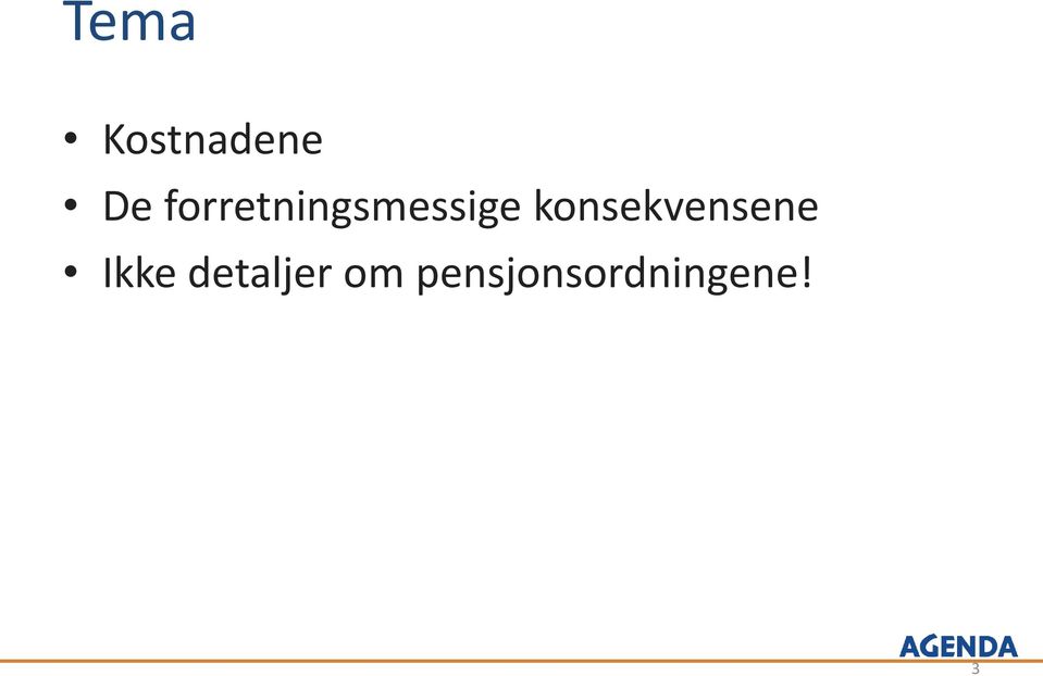 konsekvensene Ikke