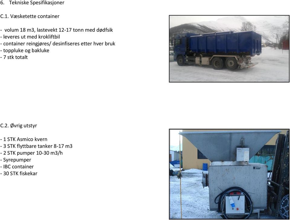 krokliftbil - container reingjøres/ desinfiseres etter hver bruk - toppluke og bakluke - 7