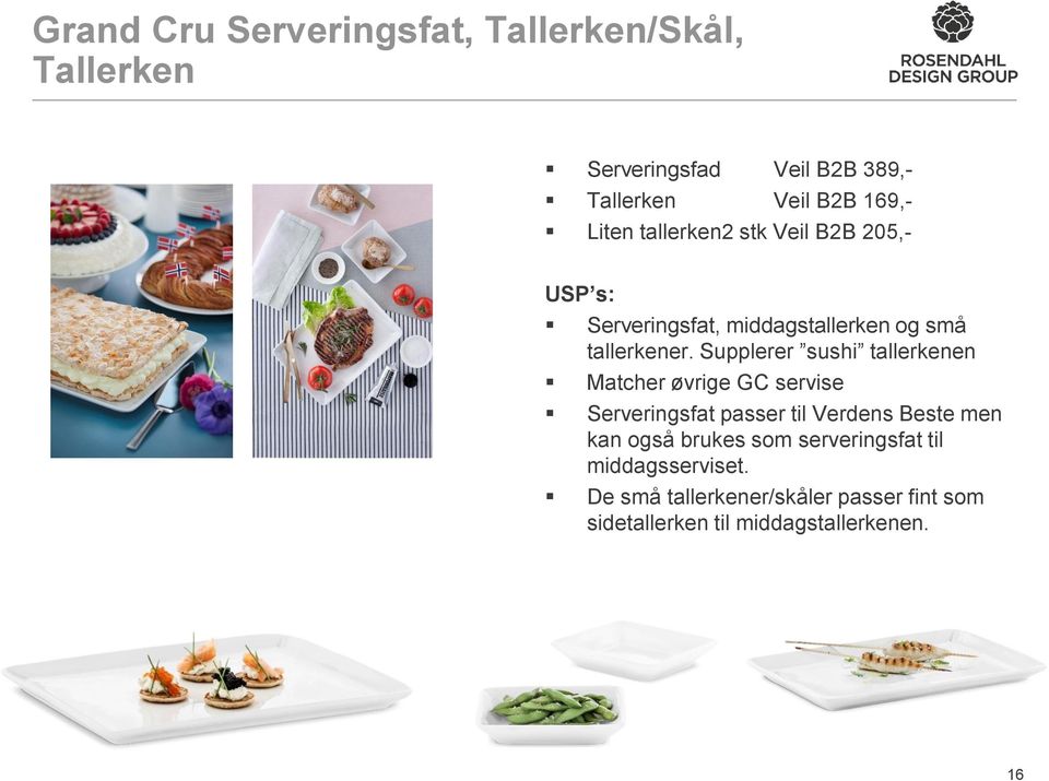 Supplerer sushi tallerkenen Matcher øvrige GC servise Serveringsfat passer til Verdens Beste men kan også