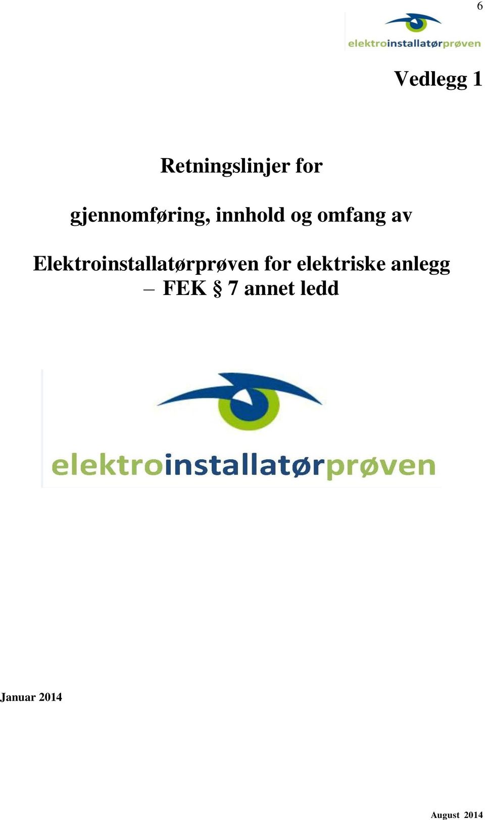 Elektroinstallatørprøven for