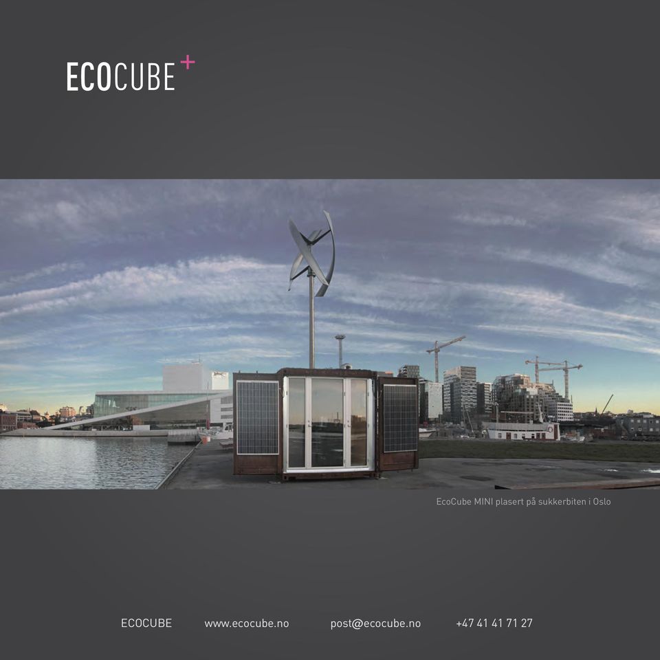 Oslo ECOCUBE www.ecocube.