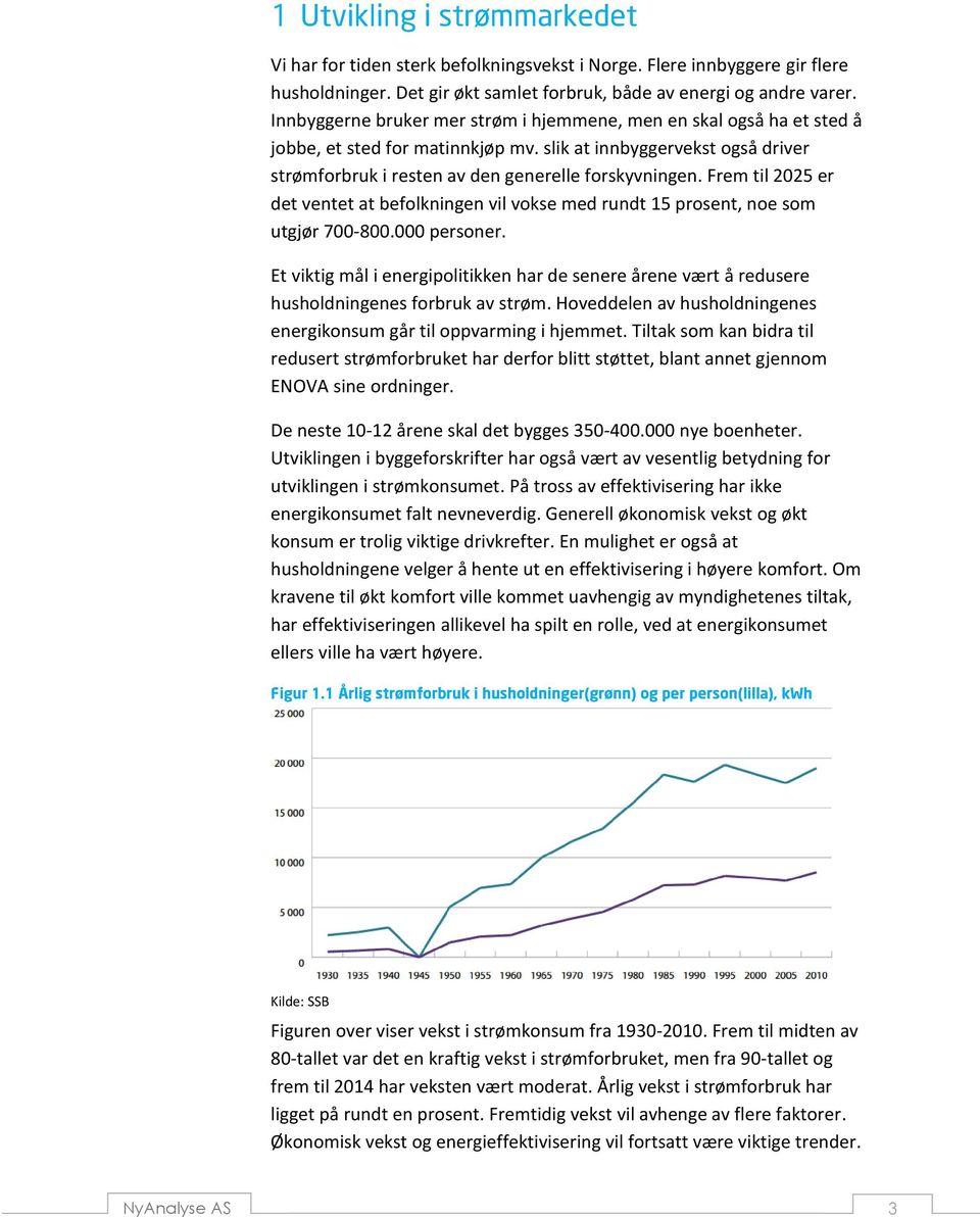 Frem til 2025 er det ventet at befolkningen vil vokse med rundt 15 prosent, noe som utgjør 700-800.000 personer.