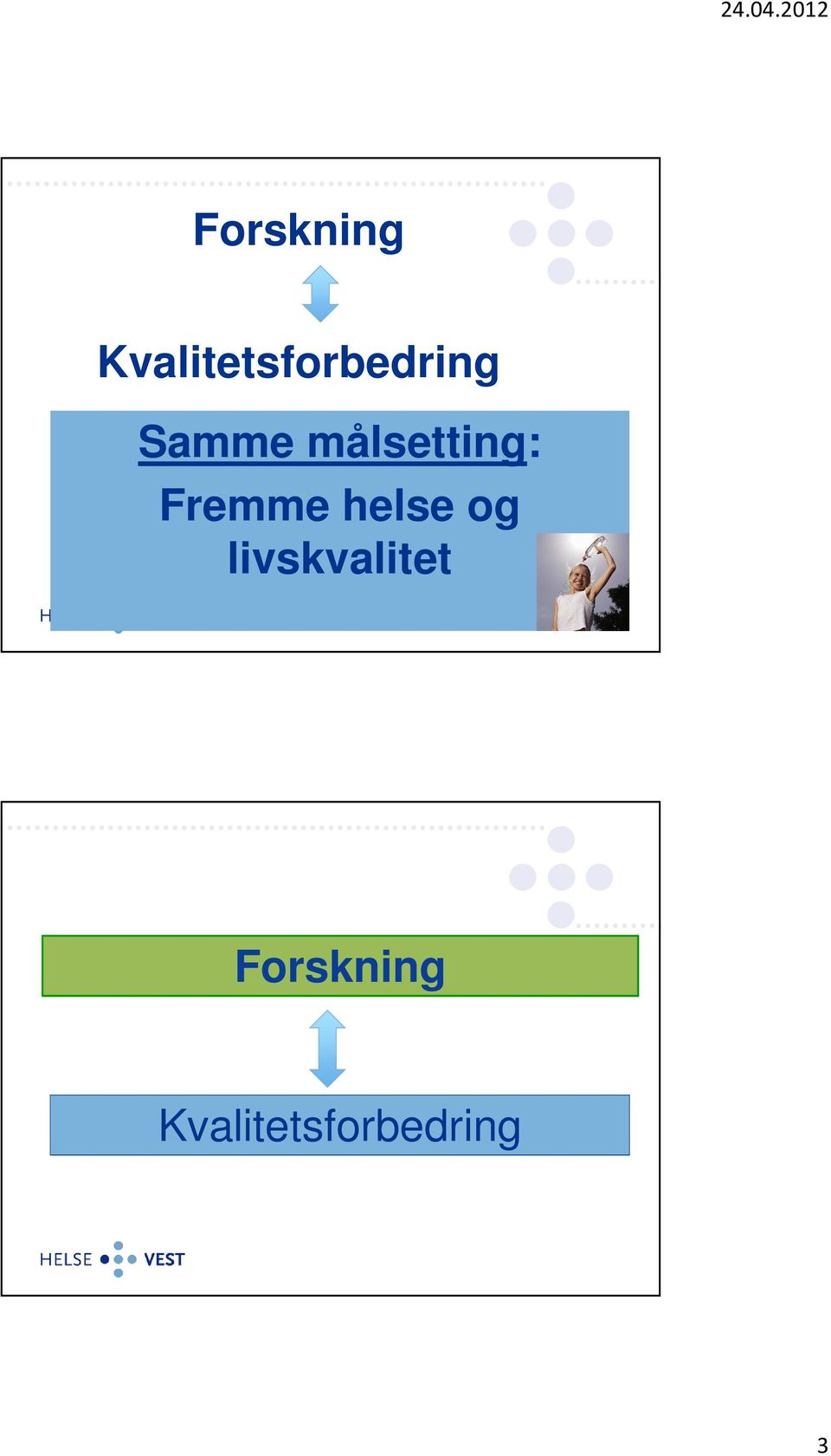 målsetting: Fremme helse