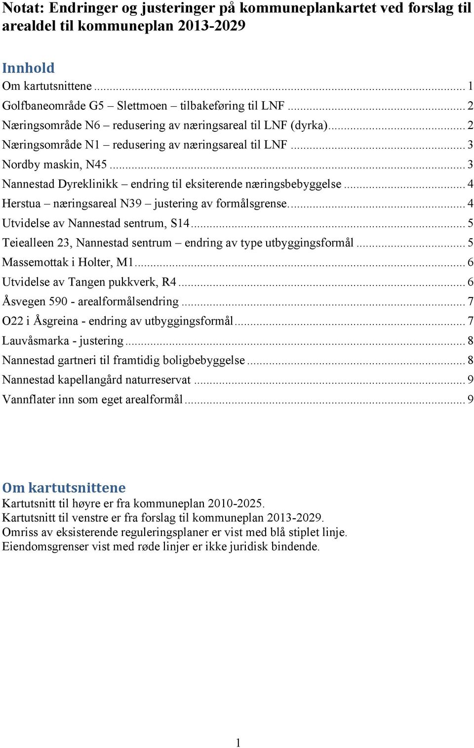 .. 3 Nannestad Dyreklinikk endring til eksiterende næringsbebyggelse... 4 Herstua næringsareal N39 justering av formålsgrense... 4 Utvidelse av Nannestad sentrum, S14.