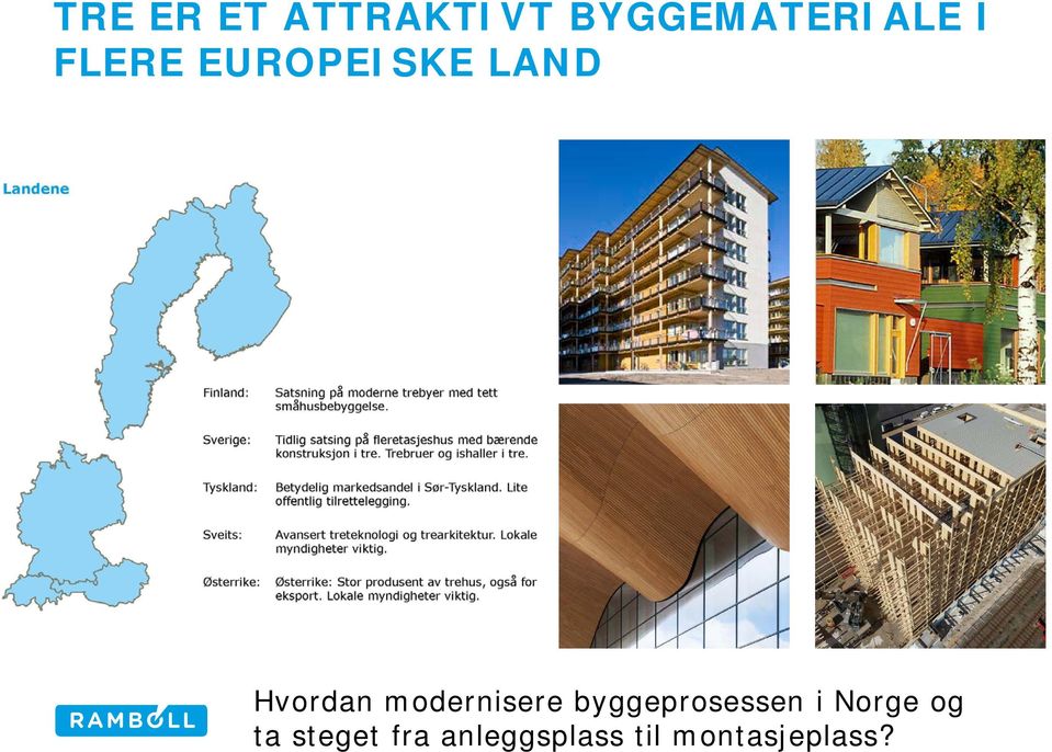 modernisere byggeprosessen i Norge og