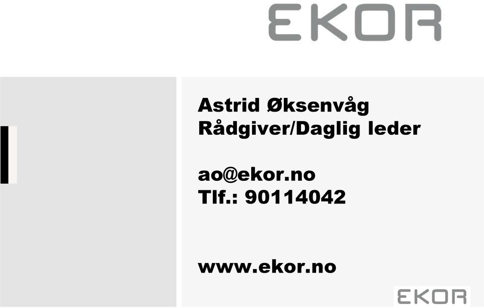 leder ao@ekor.