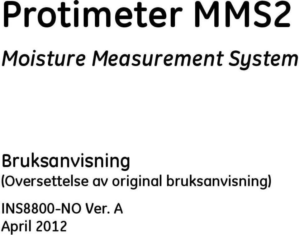 Bruksanvisning (Oversettelse av