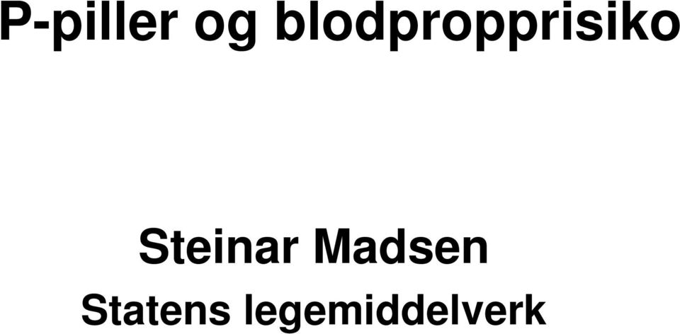 Steinar Madsen