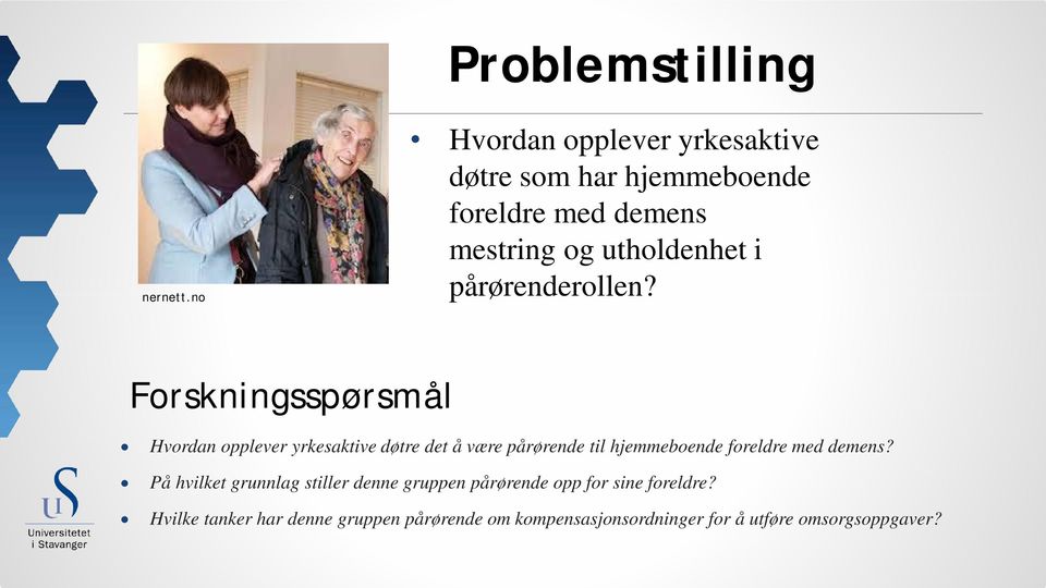 pårørenderollen?