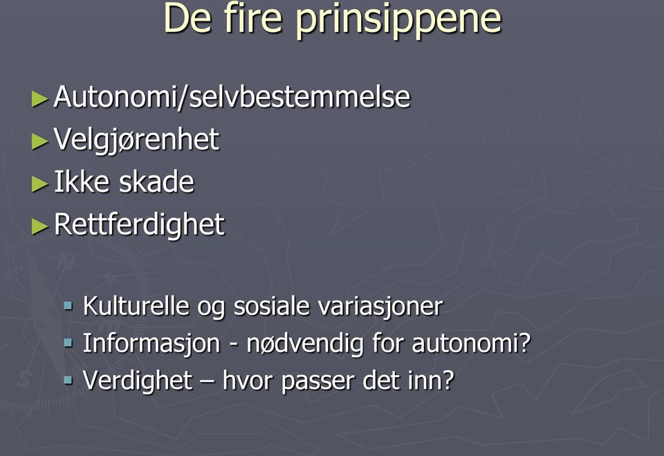 Kulturelle og sosiale variasjoner Informasjon