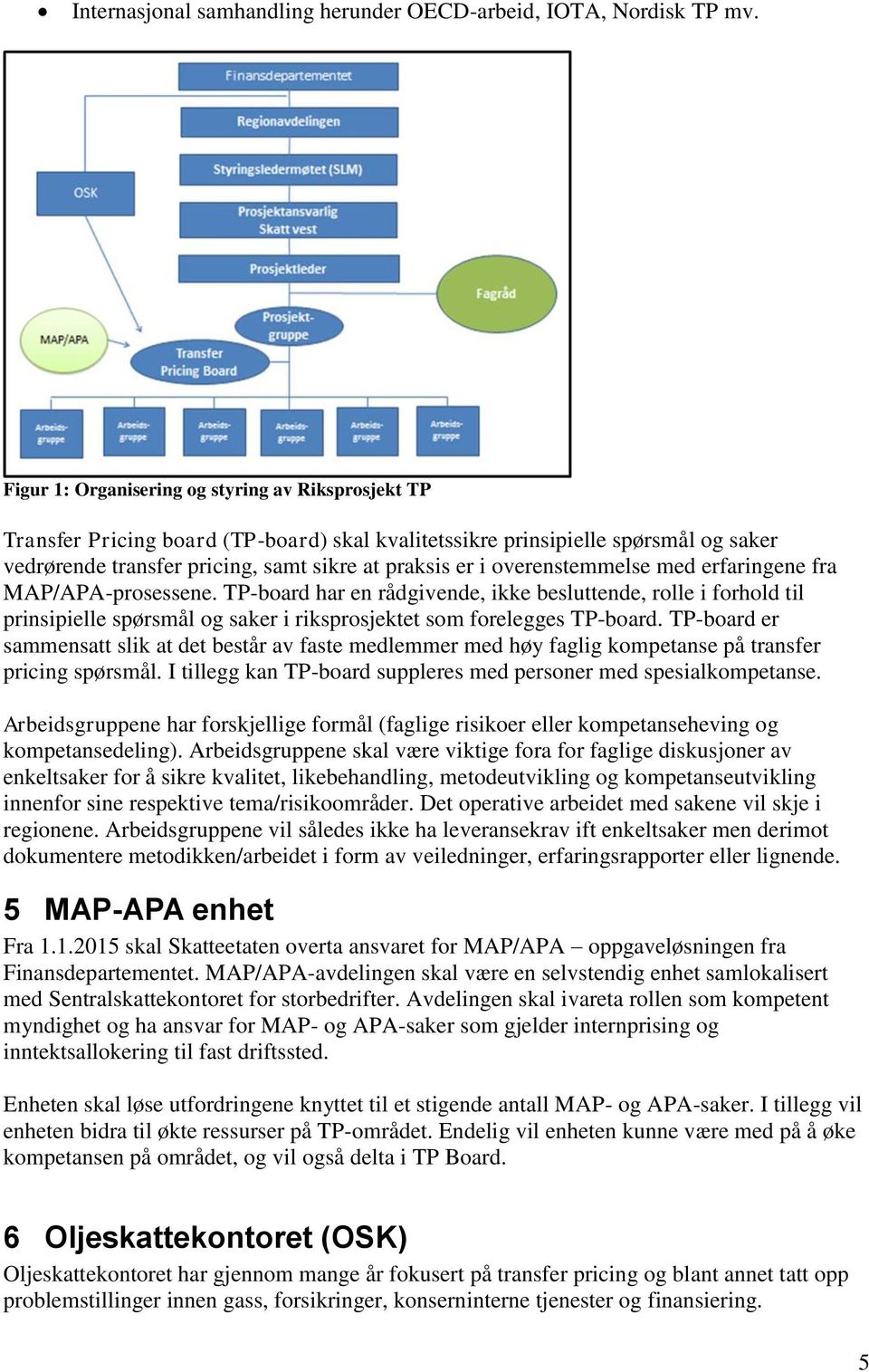 overenstemmelse med erfaringene fra MAP/APA-prosessene. TP-board har en rådgivende, ikke besluttende, rolle i forhold til prinsipielle spørsmål og saker i riksprosjektet som forelegges TP-board.