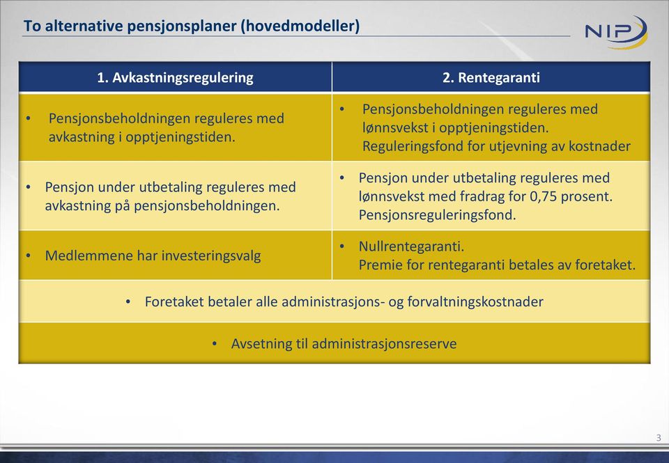 Medlemmene har investeringsvalg Pensjonsbeholdningen reguleres med lønnsvekst i opptjeningstiden.