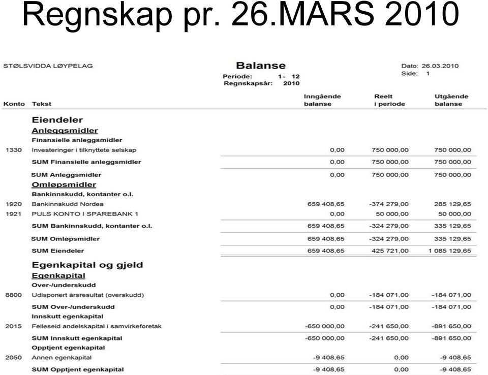 MARS 2010