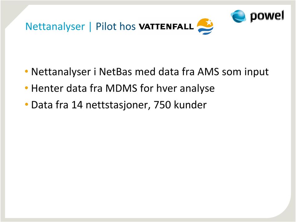 Henter data fra MDMS for hver