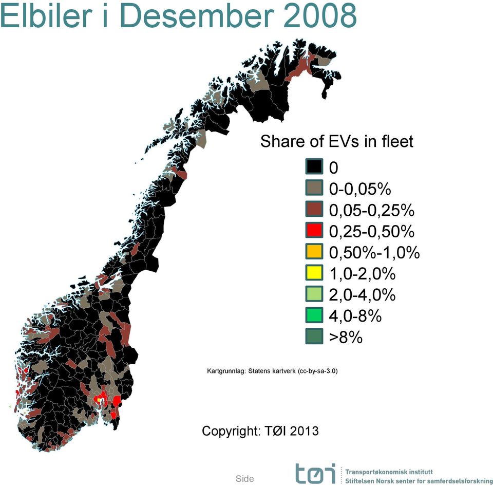 1,0-2,0% 2,0-4,0% 4,0-8% >8% Kartgrunnlag: