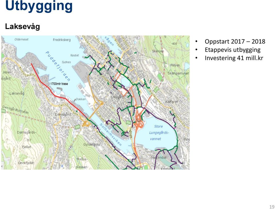 Etappevis utbygging