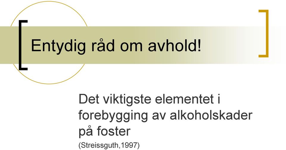 forebygging av