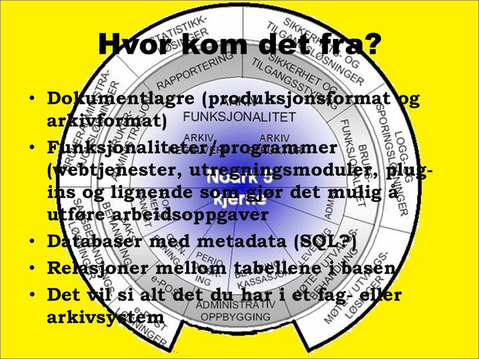 (webtjenester, utregningsmoduler, plugins og lignende som gjør det mulig å