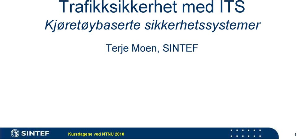 sikkerhetssystemer Terje