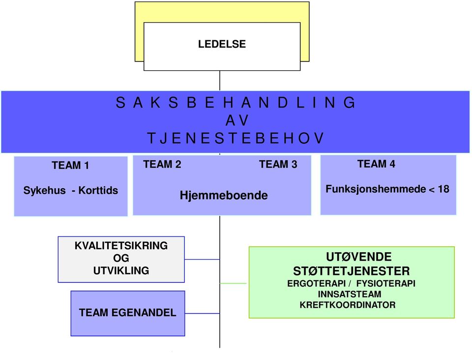 Funksjonshemmede < 18 KVALITETSIKRING OG UTVIKLING TEAM EGENANDEL