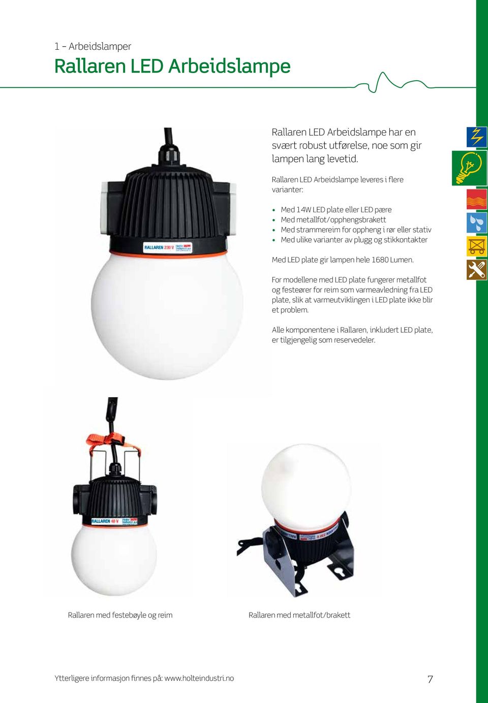 varianter av plugg og stikkontakter Med LED plate gir lampen hele 1680 Lumen.