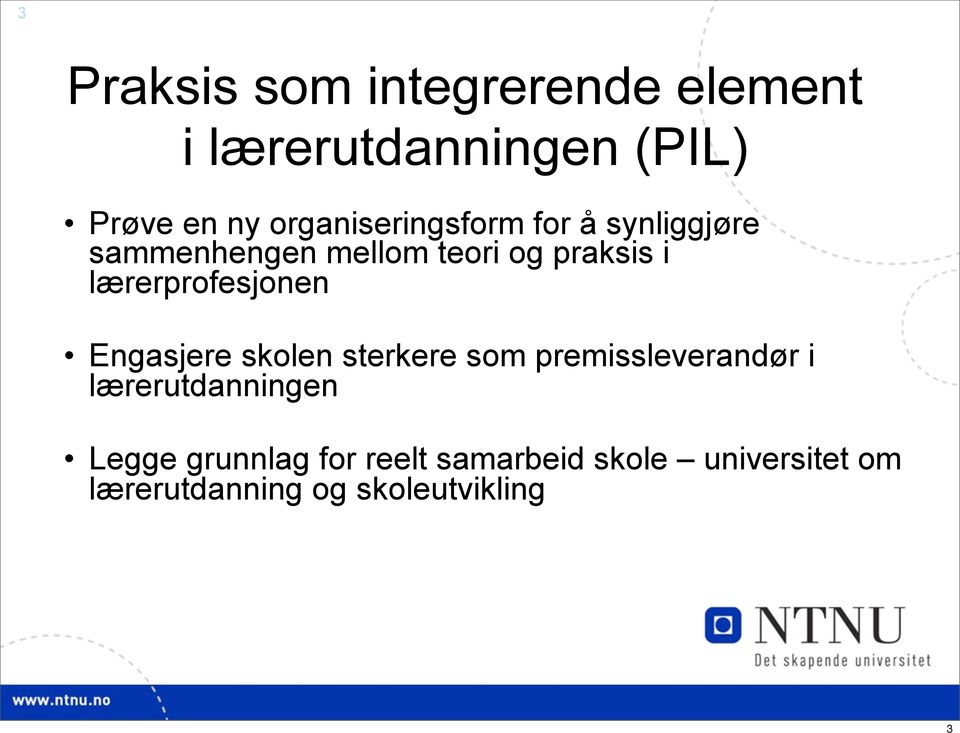 lærerprofesjonen Engasjere skolen sterkere som premissleverandør i