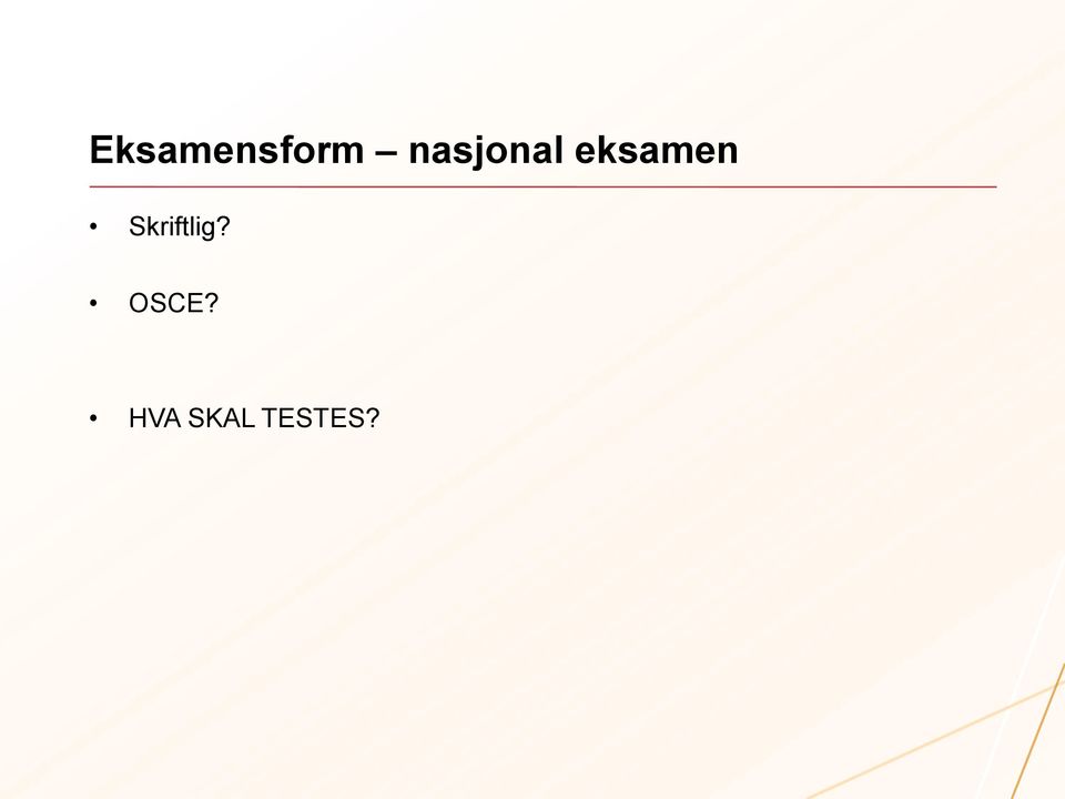 eksamen