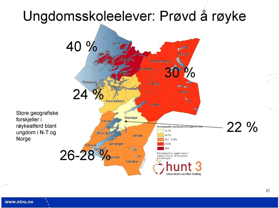 geografiske forskjeller i