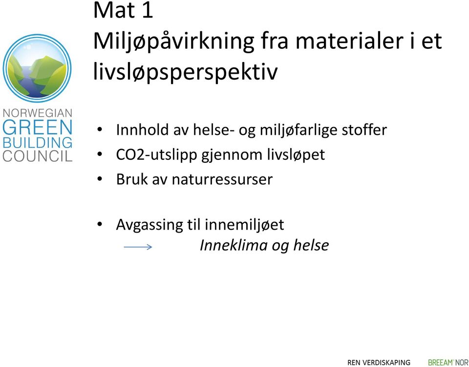 miljøfarlige stoffer CO2-utslipp gjennom