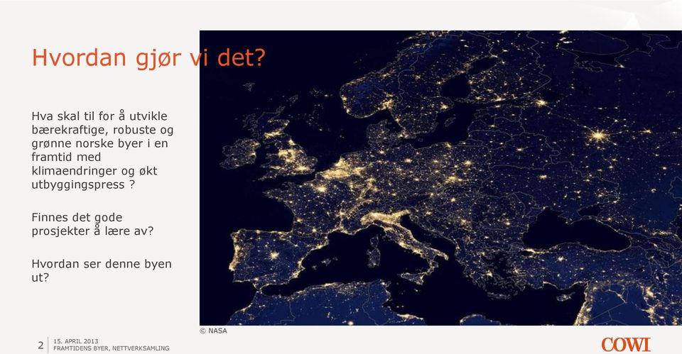 grønne norske byer i en framtid med klimaendringer og