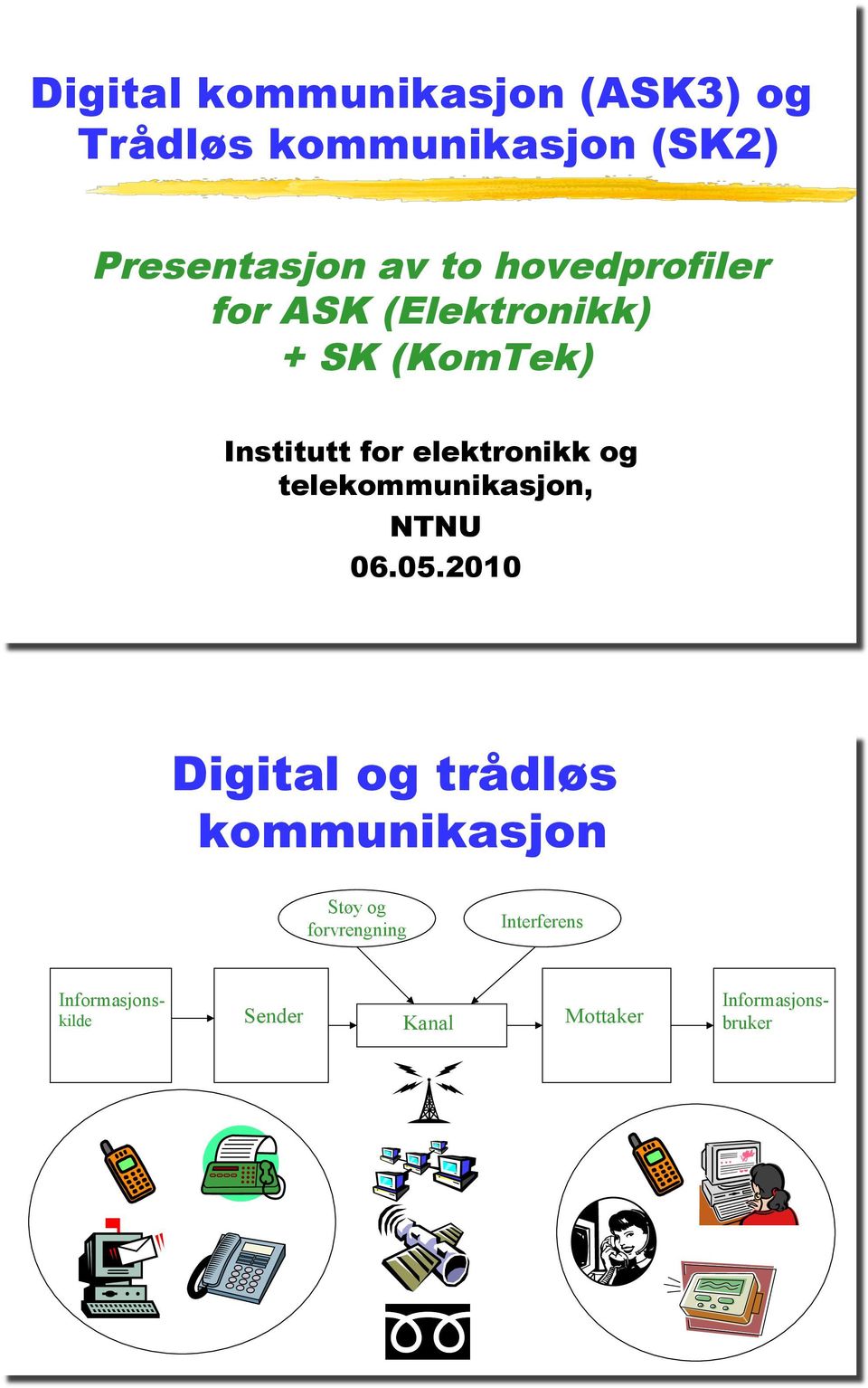 telekommunikasjon, NTNU 06.05.