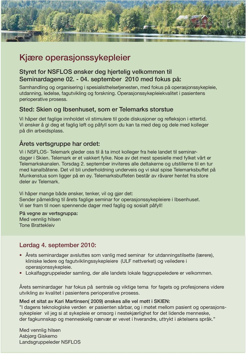 Operasjonssykepleiekvalitet i pasientens perioperative prosess.