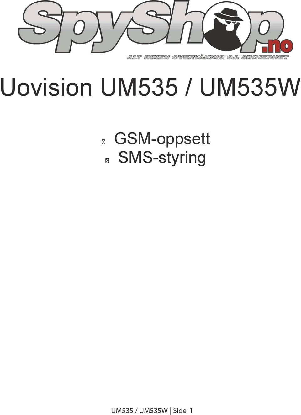 GSM-oppsett