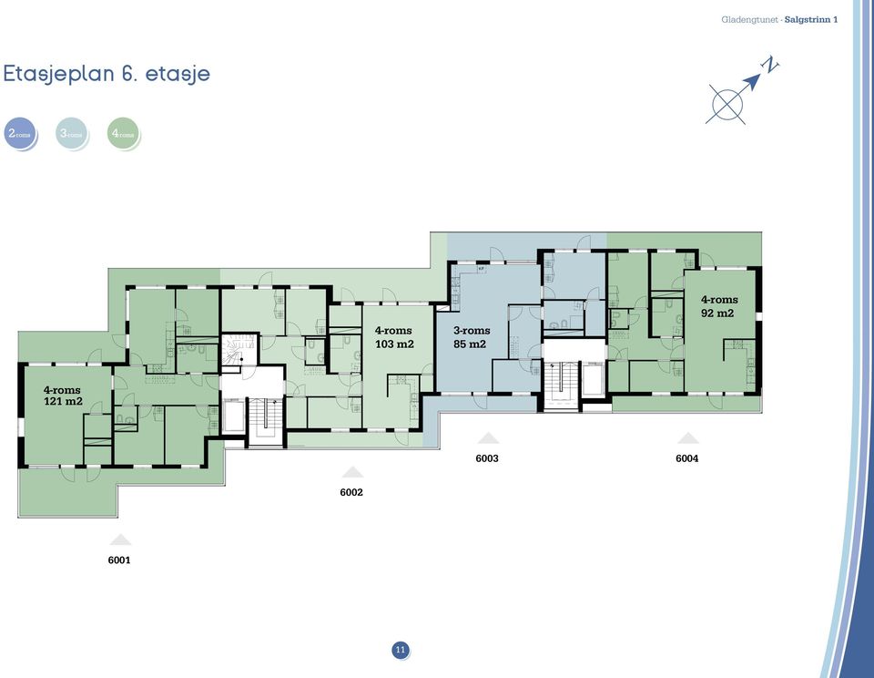 etasje 4-roms 103 m2 3-roms 85