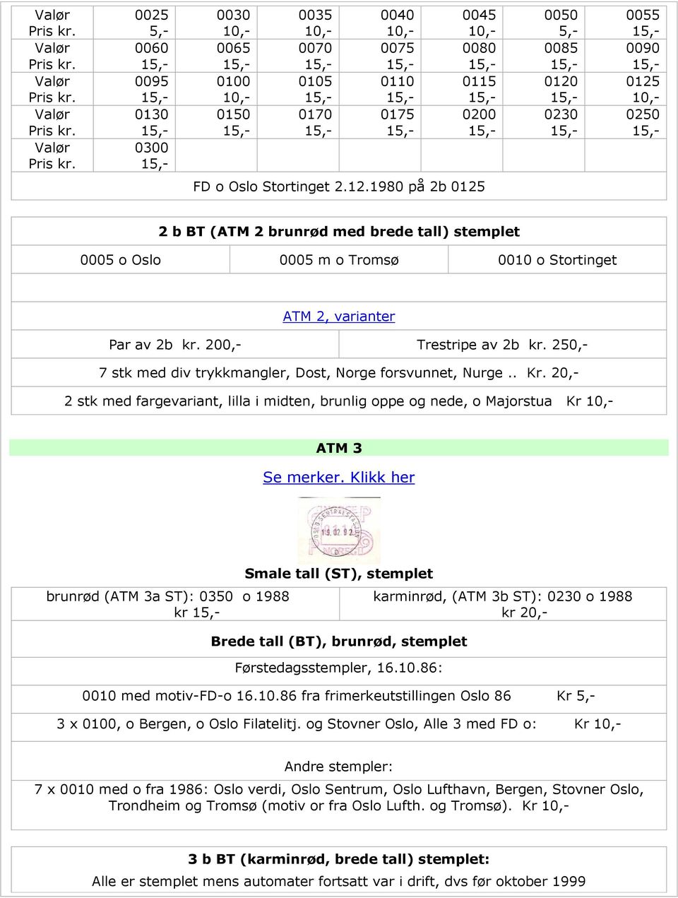 2 7 stk med div trykkmangler, Dost, Norge forsvunnet, Nurge.. Kr. 2 stk med fargevariant, lilla i midten, brunlig oppe og nede, o Majorstua Kr ATM 3 Se merker.