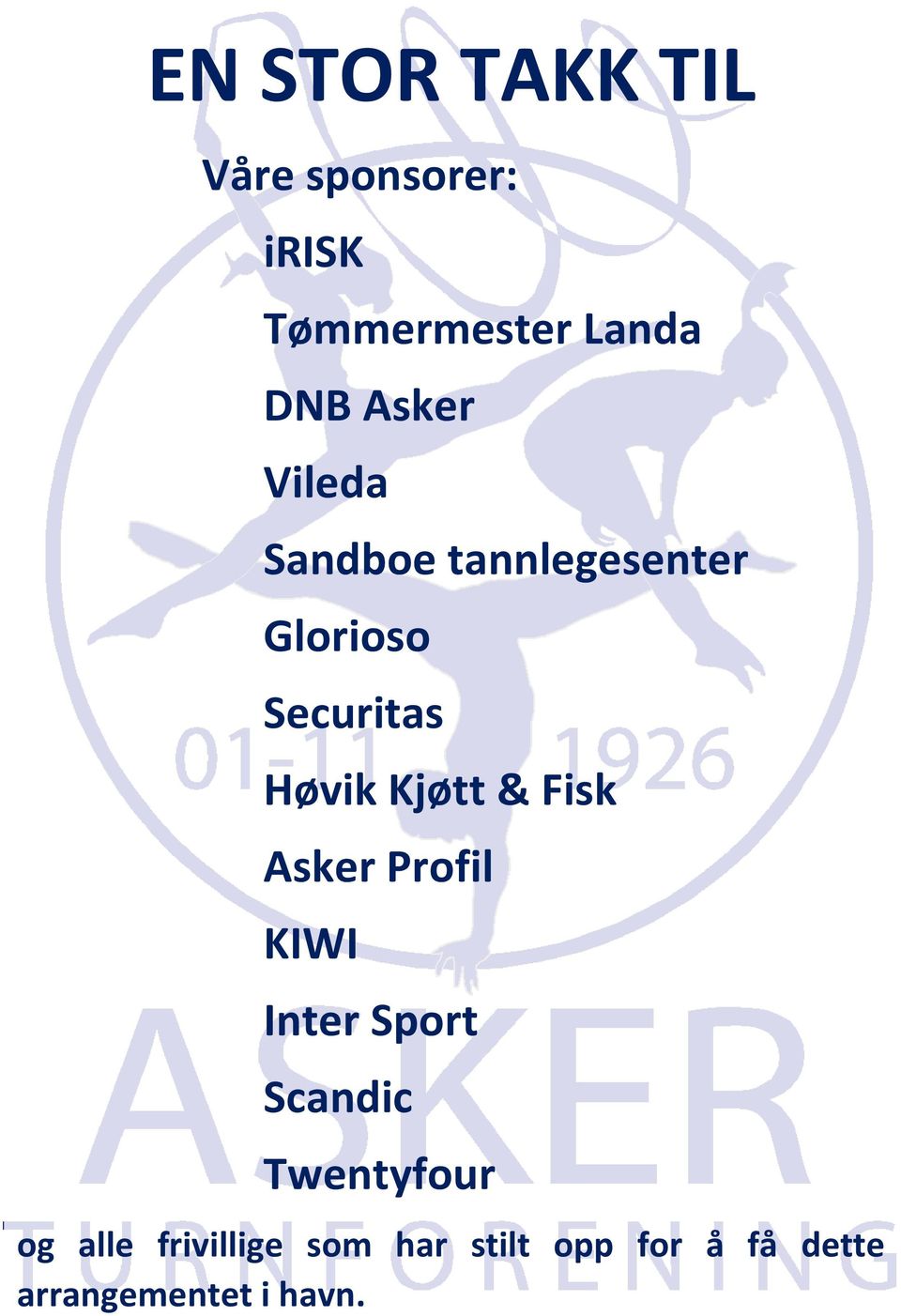 Kjøtt & Fisk Asker Profil KIWI Inter Sport Scandic Twentyfour og
